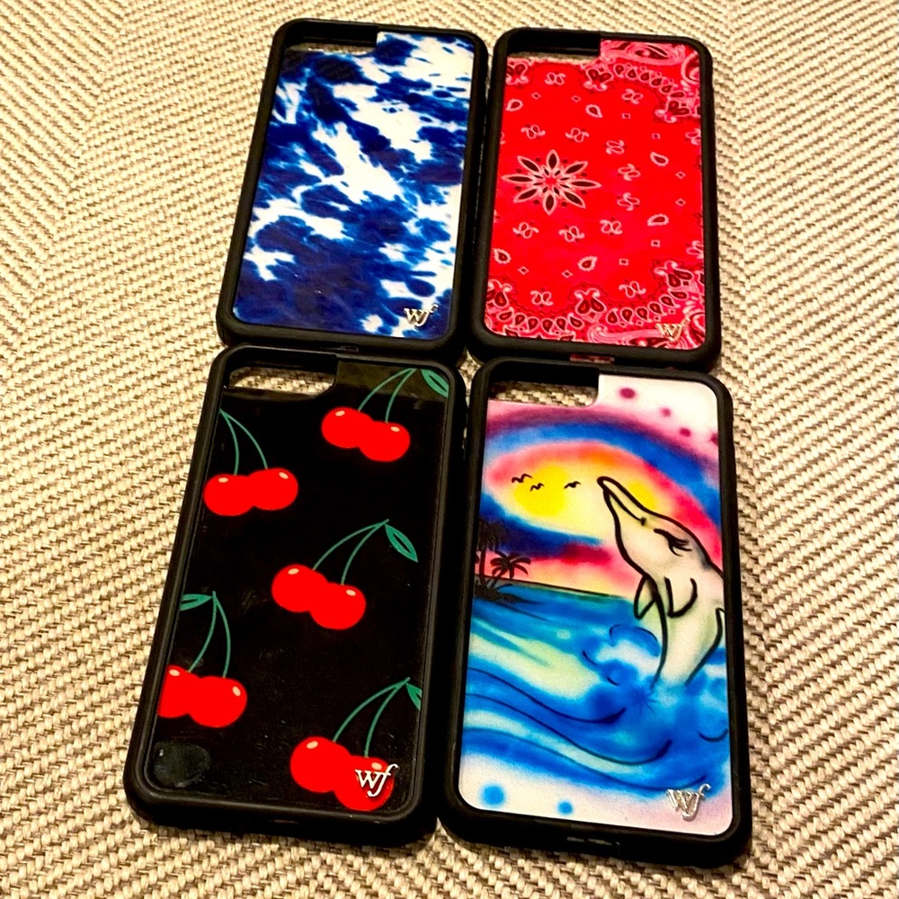 Lot of 4 wildflower case - 6/7/8 plus